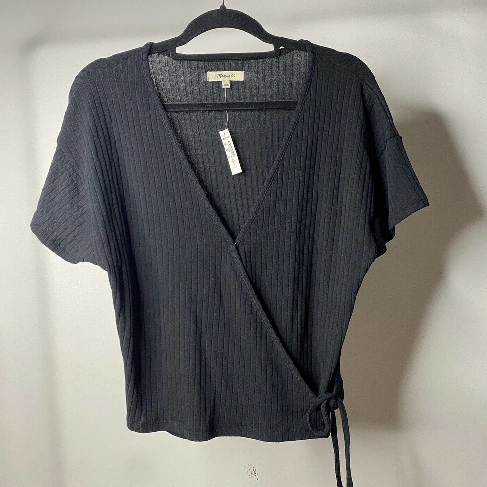 Black Wrap Top